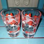 Likeurglaasjes Ron Aquere caramelo 2 stuks, Huis en Inrichting, Ophalen, Glas of Glazen, Overige stijlen, Glas