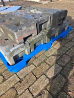 7 kunststof voeten voor bouwhekken., Ophalen, Gebruikt, Kunststof, Overige typen