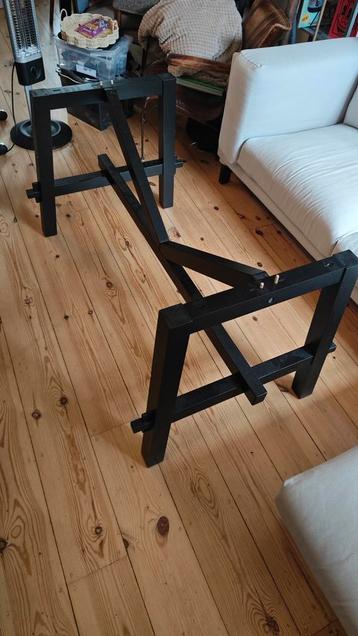 Tafelonderstel - Hout - Zwart - SKOGSTA beschikbaar voor biedingen