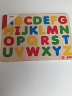 Goki houten puzzel letters en cijfers NIEUW in verpakking., Kinderen en Baby's, Speelgoed | Kinderpuzzels, Nieuw, Ophalen