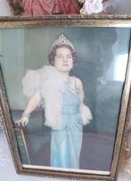 Vintage prent Koningin Juliana, Ophalen of Verzenden