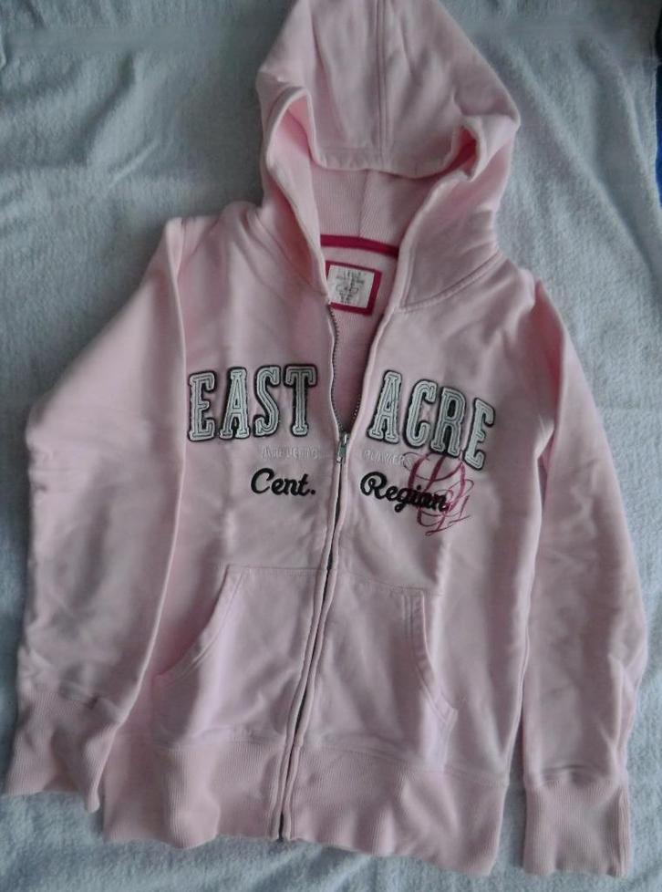 Roze Vest H&M maat 164 met capuchon i.z.g.st bijna gratis, Kinderen en Baby's, Kinderkleding | Maat 164, Zo goed als nieuw, Meisje