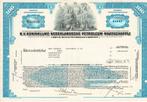 6x Royal Dutch Petroleum Comp.1977 - Certificate 100 shares, Postzegels en Munten, Aandelen en Waardepapieren, Verzenden, 1970 tot heden