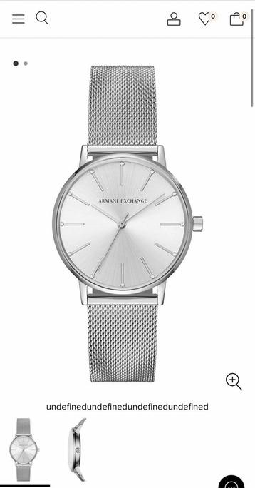 New Armani Ladies Watch Silver beschikbaar voor biedingen