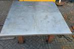 Stalen Lastafel met RVS blad 1900 x 2000mm, Doe-het-zelf en Verbouw, Werkbanken, Ophalen, Gebruikt