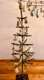 Antieke kerstslinger glas kralenketting kerst, Ophalen of Verzenden