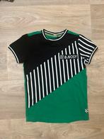 Groen met zwart t-shirt B.Nosy - maat 122/128, Kinderen en Baby's, Kinderkleding | Maat 122, Ophalen of Verzenden, Zo goed als nieuw