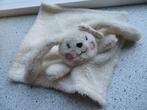 Knuffeldoek konijn of konijntje van Wibra met strikje, Ophalen of Verzenden, Zo goed als nieuw, Konijn