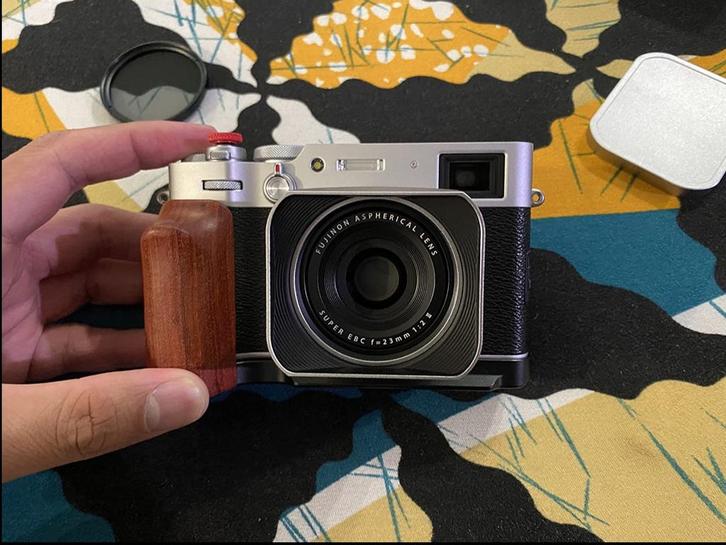 Handgrip voor Fujifilm X100V & X100F, Audio, Tv en Foto, Fotocamera's Digitaal, Zo goed als nieuw, Ophalen of Verzenden