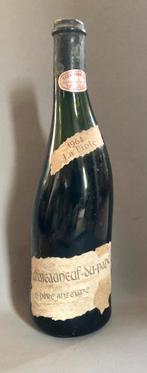 Chateauneuf du Pape Pere Anselme 1964, Frankrijk, Ophalen of Verzenden, Zo goed als nieuw, Rode wijn