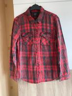 Blouse Houthakkers blouse Rood Geruit Only Maat 36, Only, Ophalen of Verzenden, Maat 36 (S), Gedragen