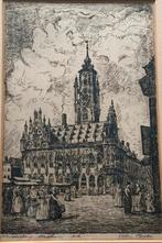 Wim Beeke - stadhuis Middelburg, Antiek en Kunst, Ophalen of Verzenden