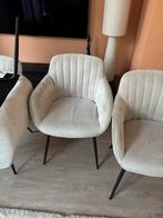 4x eetkamerstoel kwantum como off white, Ophalen, Gebruikt, Wit, Vier