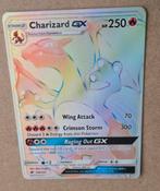 Charizard GX, Hobby en Vrije tijd, Verzamelkaartspellen | Pokémon, Ophalen of Verzenden, Zo goed als nieuw, Losse kaart, Foil