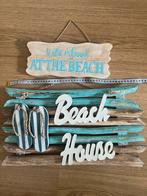 Houten Wanddecoratie - Strand Thema, Ophalen, Zo goed als nieuw