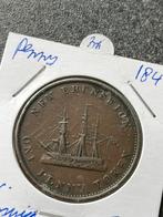 Nieuw-Brunswijk penny 1843, Postzegels en Munten, Munten | Amerika, Ophalen of Verzenden, Losse munt, Noord-Amerika