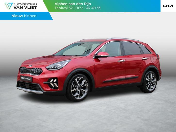 Kia Niro 1.6 GDi Hybrid DynamicPlusLine | Stoel en stuurverw, Auto's, Kia, Bedrijf, Te koop, Niro, ABS, Achteruitrijcamera, Adaptive Cruise Control