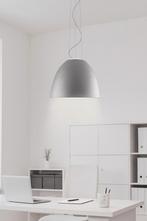 Artemide Nur hanglamp grijs aluminium /glas, Ophalen, Zo goed als nieuw, Artemide Nur hanglamp grijs aluminium /glas, Glas