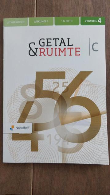 Uitwerkingen boek getal en ruimte, vwo, wiskunde c , deel 4 beschikbaar voor biedingen