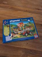 Playmobil puzzle boerderij / traktor, Ophalen of Verzenden, Zo goed als nieuw