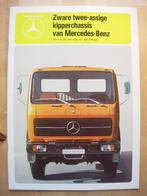 Mercedes Zware Kipper Brochure 1979 1626 t/m 1932, Ophalen, Mercedes, Zo goed als nieuw, Mercedes-Benz