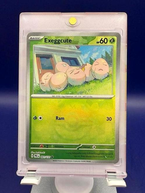 Exeggcute 001/131 – Master Ball Reverse Holo – Mintstaat, Hobby en Vrije tijd, Verzamelkaartspellen | Pokémon, Zo goed als nieuw