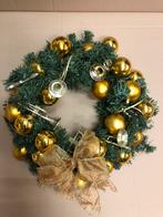 Kerst gouden krans, Diversen, Kerst, Ophalen of Verzenden, Zo goed als nieuw