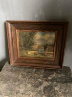 Paneel eenden bij brug, Antiek en Kunst, Ophalen