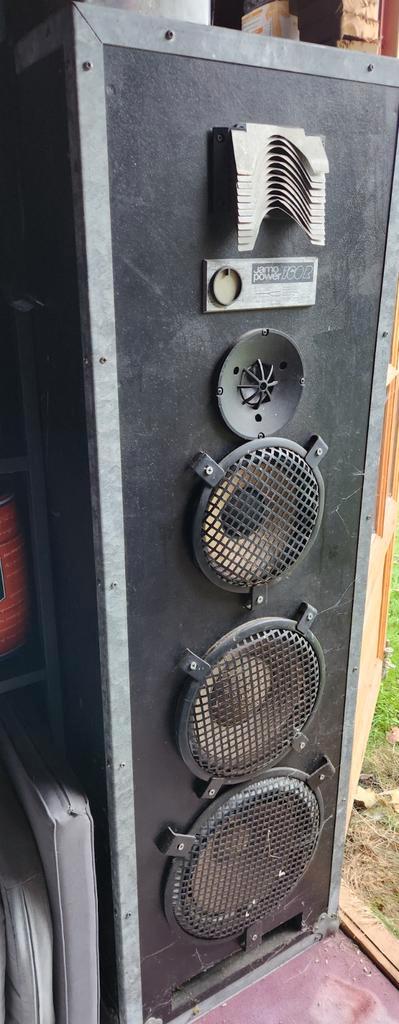 Vintage Jamo Power 160R Speaker, Audio, Tv en Foto, Luidsprekers, Gebruikt, Front, Rear of Stereo speakers, 120 watt of meer, Jamo