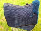 Edix  merino pad dressuurzadel maat s navy/burgundy/fuchsia, Ophalen of Verzenden, Zo goed als nieuw