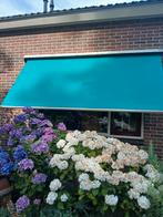 zonneschermen kleur groen, Tuin en Terras, Zonneschermen, Ophalen, Gebruikt