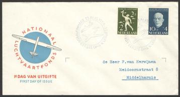 Nederland FDC E18 Met Adres, Luchtvaartfonds 1954 beschikbaar voor biedingen