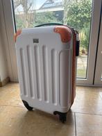 Postcodeloterij koffer 50x32x20 cm met trekstang + wieltjes, Wieltjes, 50 tot 60 cm, Hard kunststof, Ophalen of Verzenden