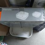 Wastafel Lavabo wit 42x42 cm, Ophalen, Minder dan 50 cm, Nieuw, Minder dan 100 cm