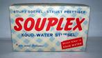Vintage pak Souplex koud water stijfsel. Ongeopend., Antiek en Kunst, Curiosa en Brocante, Ophalen of Verzenden