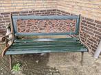 Gietijzeren tuinbank, Tuin en Terras, Ophalen, Gebruikt, Metaal