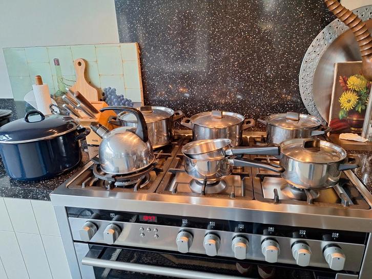 13 delig pannen set pannenset van Beka nieuwe soeppan s, Huis en Inrichting, Keuken | Potten en Pannen, Pannenset, Rvs, Ophalen of Verzenden