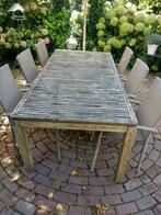 grote tuintafel, Tuin en Terras, Ophalen, Gebruikt, Rechthoekig, Hout