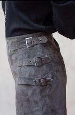 Moost wanted River leather buckle skirt maat S, Verzenden, Nieuw, Maat 36 (S), Grijs