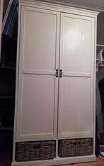 Complete Slaapkamer Set: Bed, Kast & Tafeltje, Huis en Inrichting, Gebruikt, 90 cm, Eenpersoons, Wit