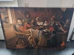 Jan Steen schilderij op doek, Ophalen, 125 cm of meer, Schilderij, 75 cm of meer