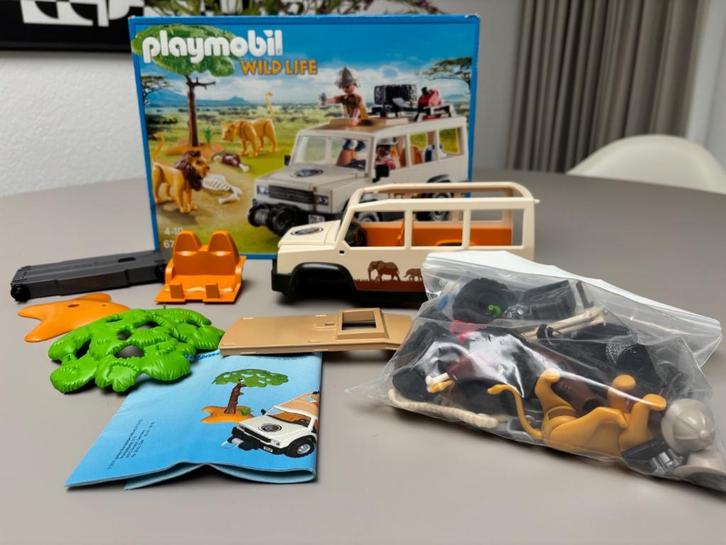 Playmobil 6798 Wild Life Safari 44 met lier, Kinderen en Baby's, Speelgoed | Playmobil, Zo goed als nieuw, Complete set, Ophalen of Verzenden