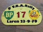 Rally schildjes / Rallyschild uit jaren 1970-2021 voor verza, Ophalen of Verzenden, Gebruikt, Auto's