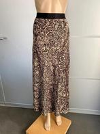 H379 Nieuw: Summum maat 34/36=XS/S lange rok beige/zwart, Kleding | Dames, Rokken, Summum Woman, Beige, Nieuw, Ophalen of Verzenden