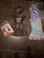 Verkleedkleren Set - Heks & Zeemeermin, Ophalen of Verzenden, Zo goed als nieuw, 134 t/m 140, Meisje