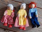 Houten beweegbare poppenhuis poppetjes, Verzamelen, Ophalen of Verzenden, Zo goed als nieuw, Popje