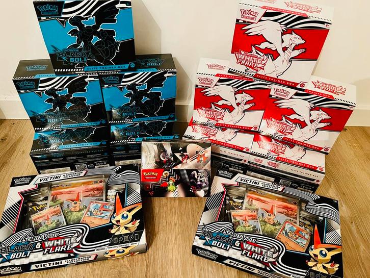 Black Bolt & White Flare Pokémon Sealed te koop of te ruil, Hobby en Vrije tijd, Verzamelkaartspellen | Pokémon, Nieuw, Boosterbox