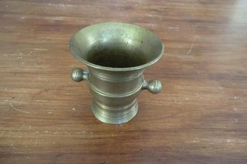antieke vijzel  (zonder stamper) - brons beschikbaar voor biedingen