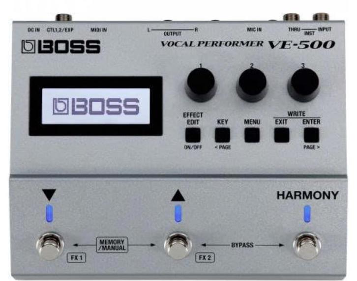 Boss VE-500 Vocal Performer - Zang Effecten Processor, Muziek en Instrumenten, Effecten, Zo goed als nieuw, Chorus, Delay of Echo