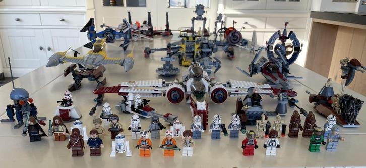 19 sets Star Wars: compleet, onbespeeld en met instructies, Kinderen en Baby's, Speelgoed | Duplo en Lego, Zo goed als nieuw, Lego